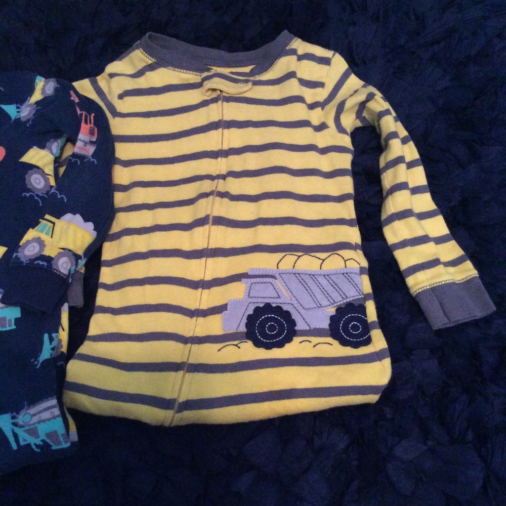 Carters footed pj lot